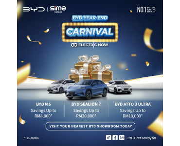 BYD Year-End Carnival: Go Electric Today with BYD Sime Motors!