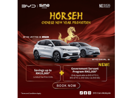 BYD HORSEH CNY 2026 Promotion – Limited Time Savings on Malaysia’s BestSelling EVs