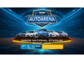 Sime Motors AutoArena: An Epic Automotive Event Inside The National Stadium Bukit Jalil on 10th - 12th January.