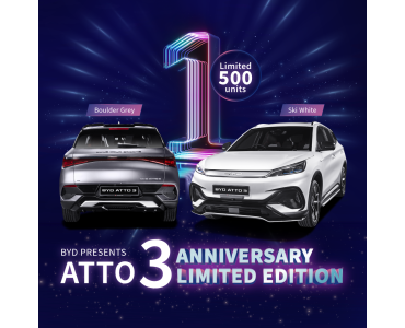 BYD Celebrates 1st Anniversary in Malaysia with Remarkable Milestones and BYD ATTO 3 Anniversary Limited Edition Launch
