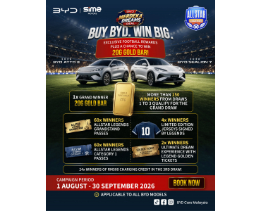 Buy BYD. Win Big. — Exclusive Football Rewards + A Chance To Win a 20g Gold Bar!