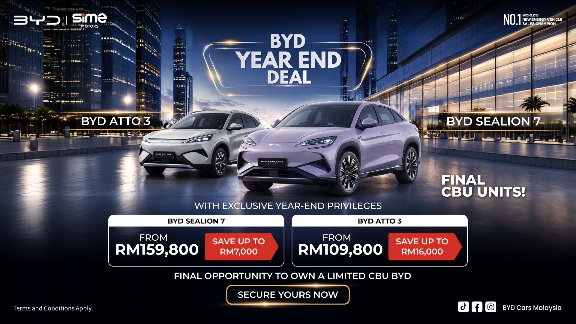 BYD Year End Deal 2026 - Final Opportunity to Own a Limited CBU BYD