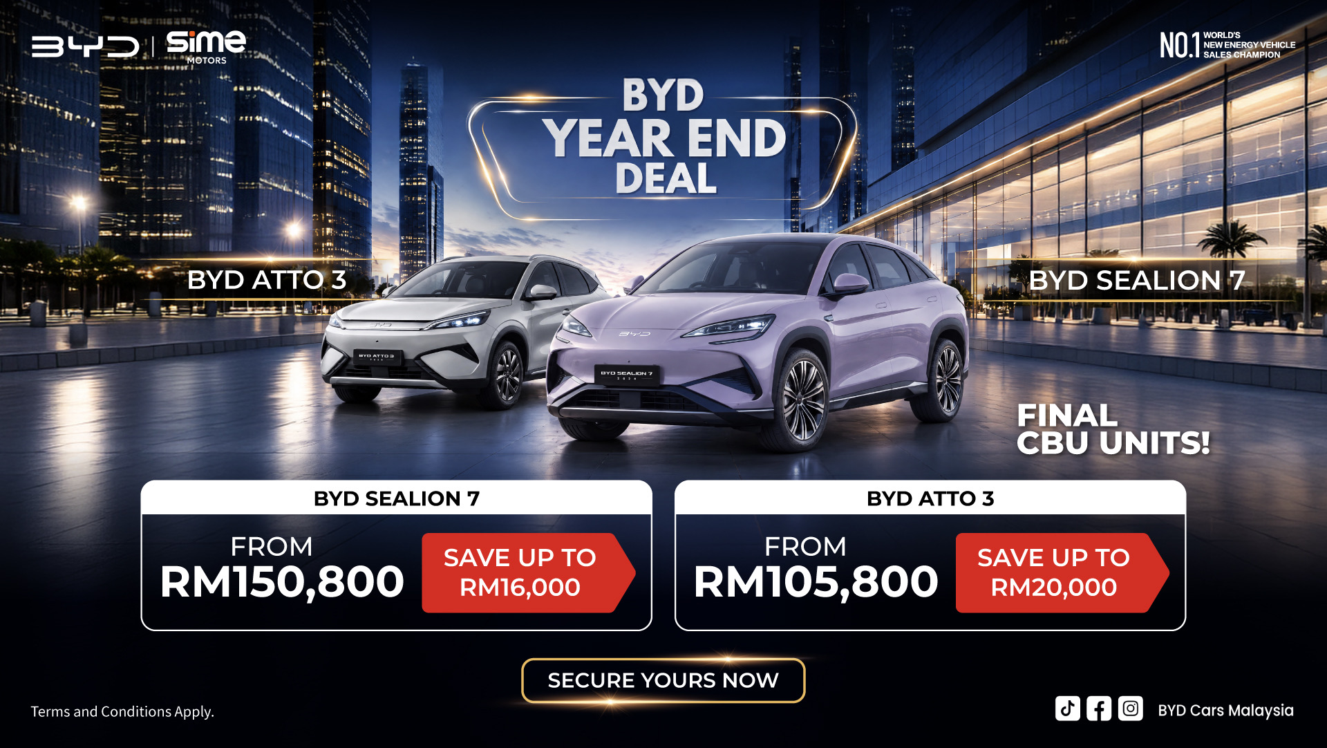 BYD Year End Deal 2026 - Last Chance to Own a Limited CBU BYD