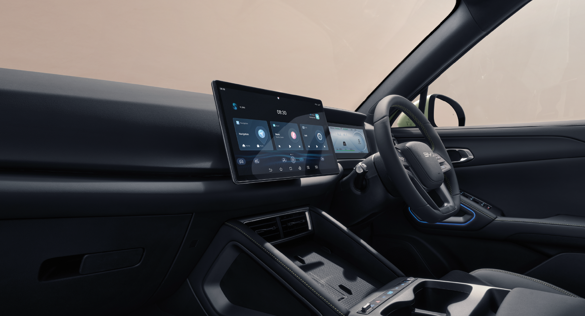 BYD ATTO 2 Smart Rotatable Touchscreen Display